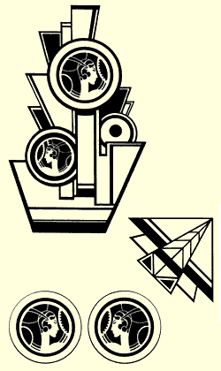 Art Deco Designs Stamp Set