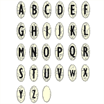 Punch & Spell Alphabet Stamp Set