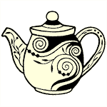 Cloisonne Teapot Stamp